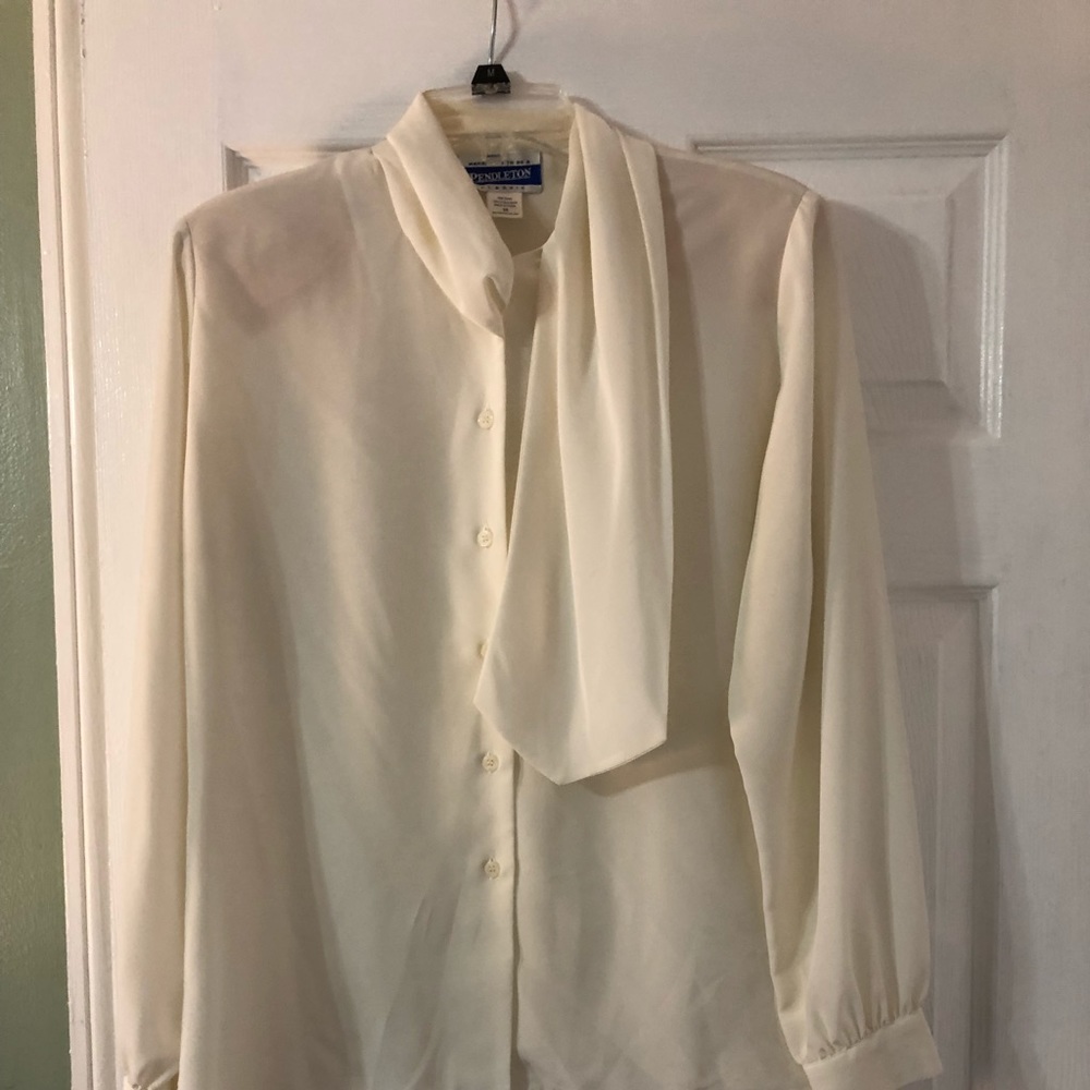Vintage Cream Blouse